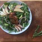 Pasture Fed Pork Chops with Red Pepper Relish